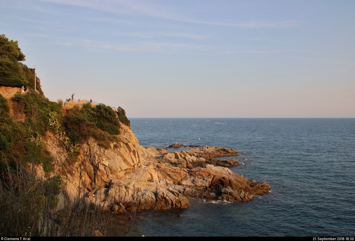 Impression in der Abendsonne am Mittelmeer (Costa Brava) in Lloret de Mar (E).
[21.9.2018 | 18:30 Uhr]