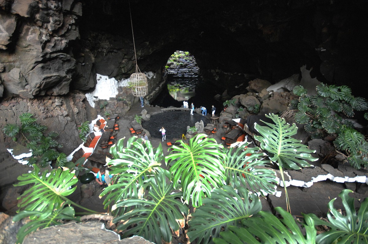 Jameos del Agua, Lanzarote. Aufnahme: April 2011.