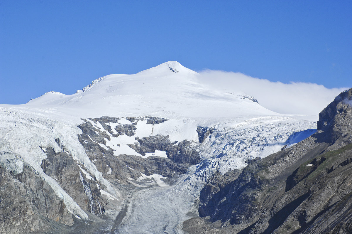 Johannisberg im Hohen Tauern National Park in Österreich. Aufnahme: 6. August 2016.