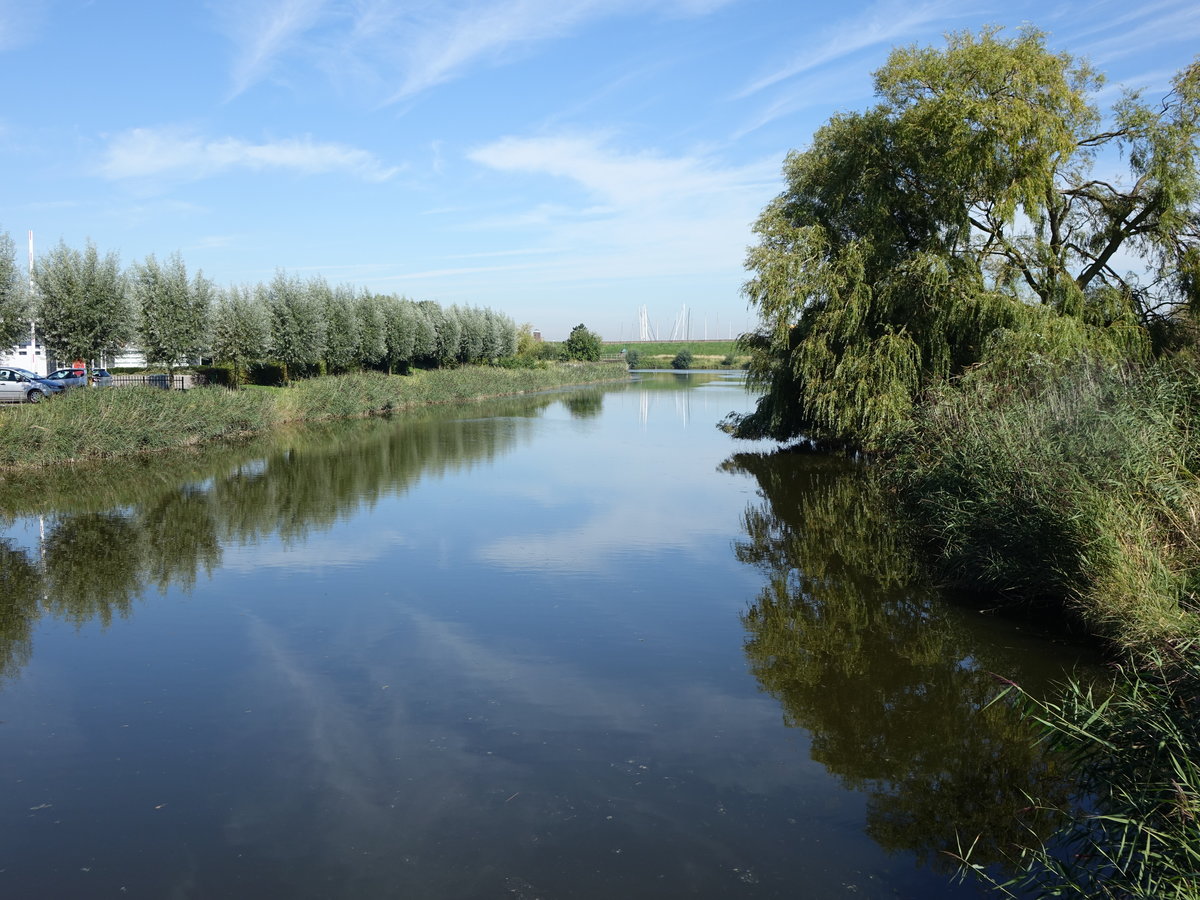 Kanal bei Colijnsplaat, Noord-Beveland (25.08.2016)