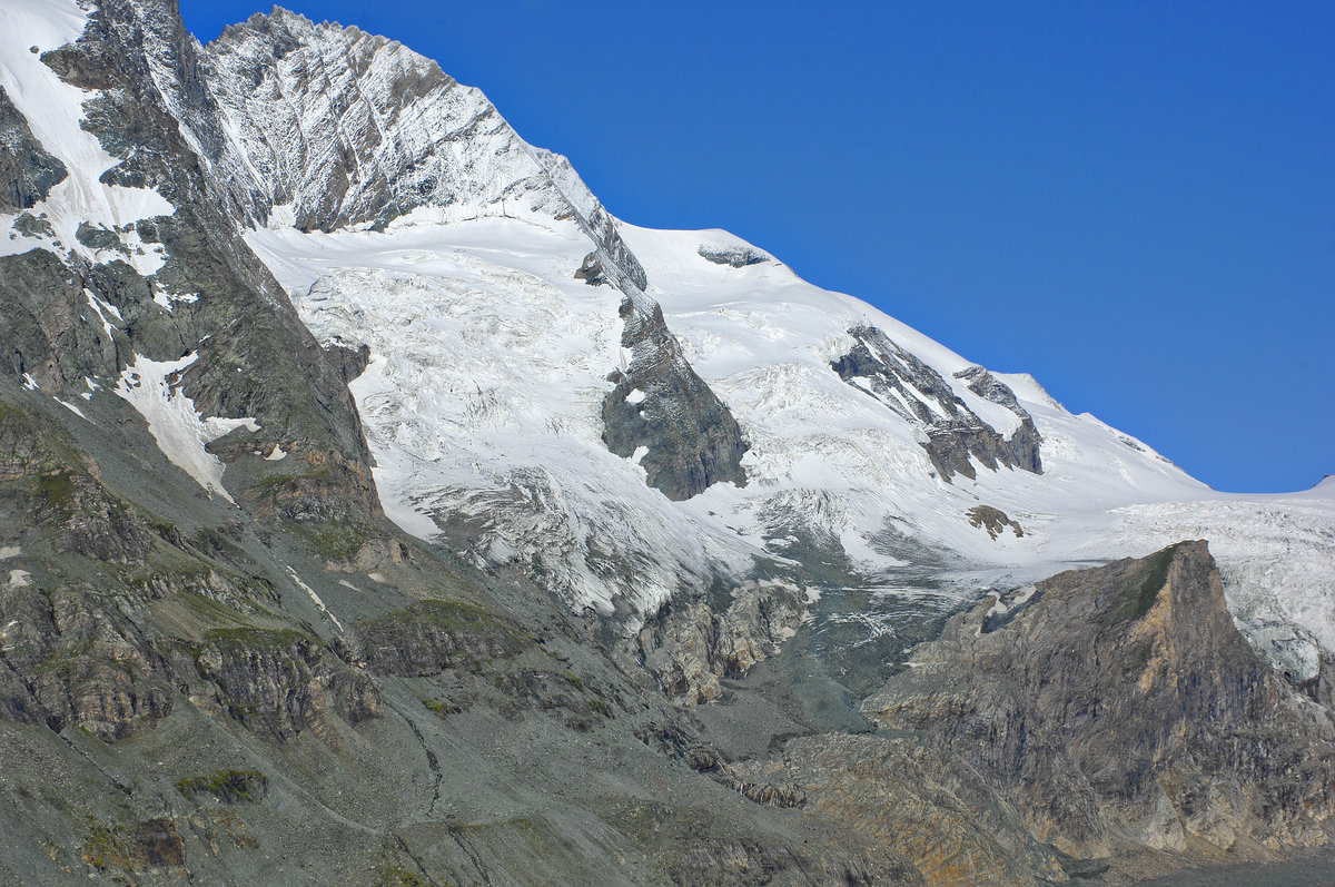 Kellerswand im Nationalpark Hohe Tauern. Aufnahme: 7. August 2016.