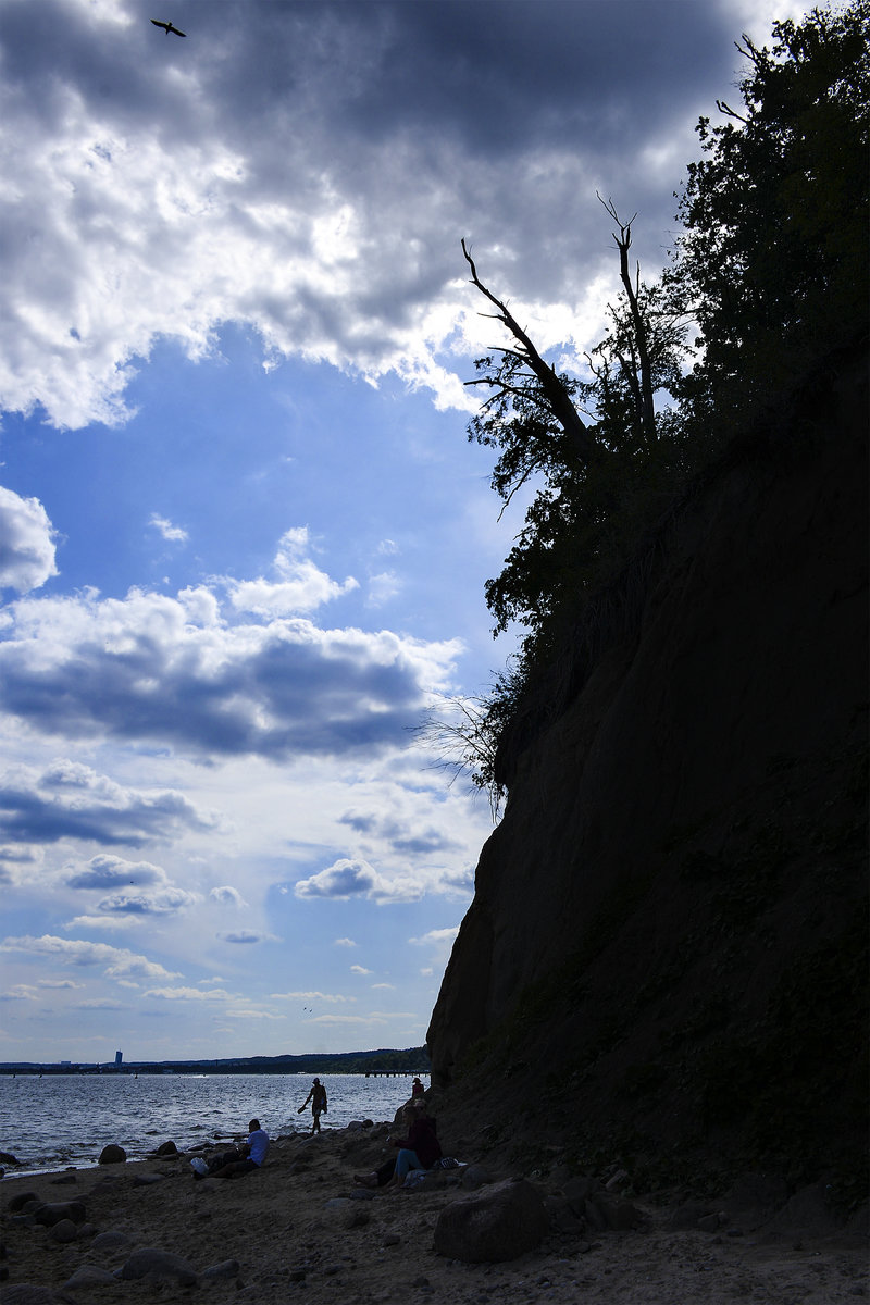 Kliff in Orłowo (Adlerhorst) südlich von Gdynia (Gdingen). Aufnahme: 15. August 2019.