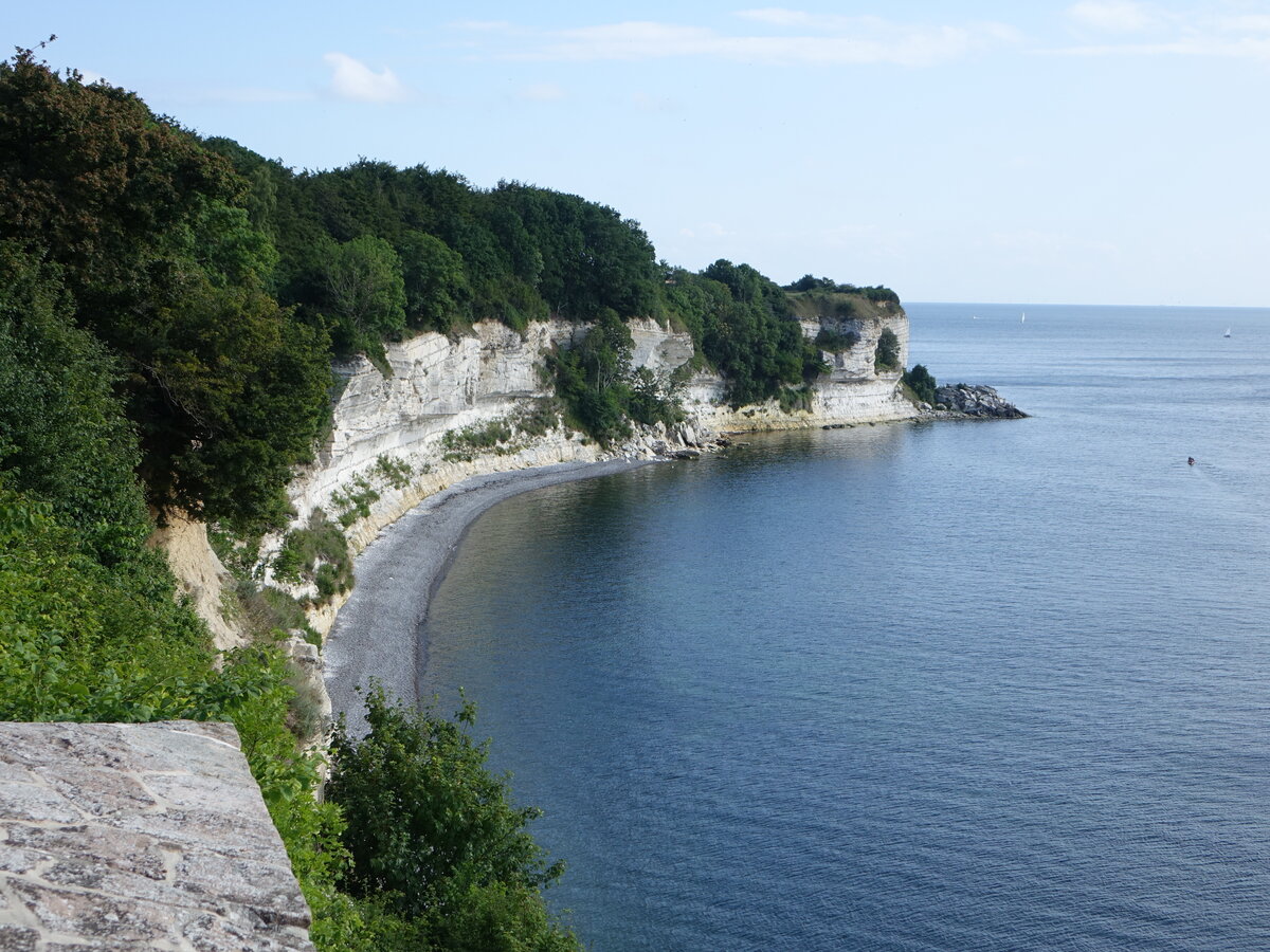 Klippen Stevns Klint bei Hojerup, südliche Begrenzung des Öresund auf dänischer Seite