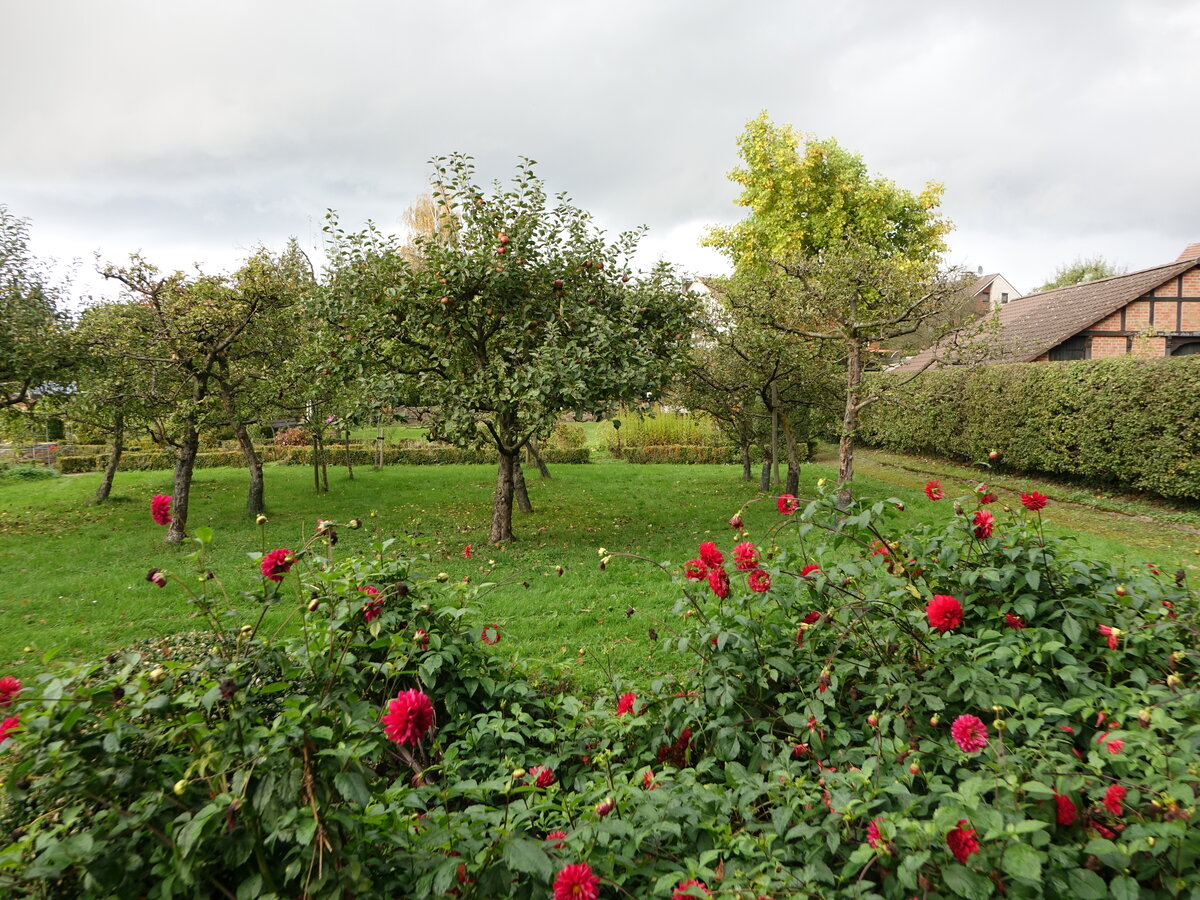 Klostergarten im Kloster Oesede in Georgsmarienhütte (11.10.2021)