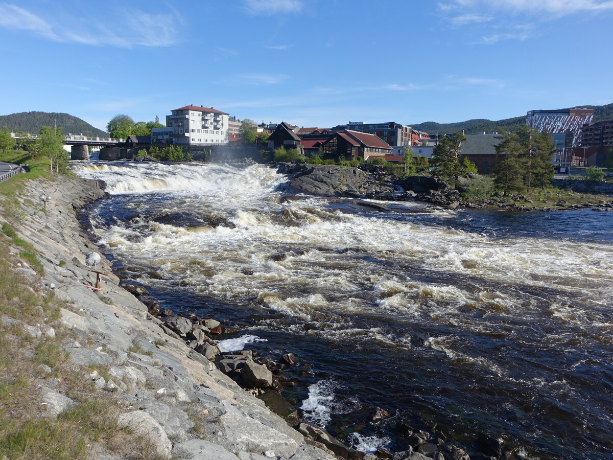 Kongsberg, Nybrufoss des Numedalslågen (30.05.2023)