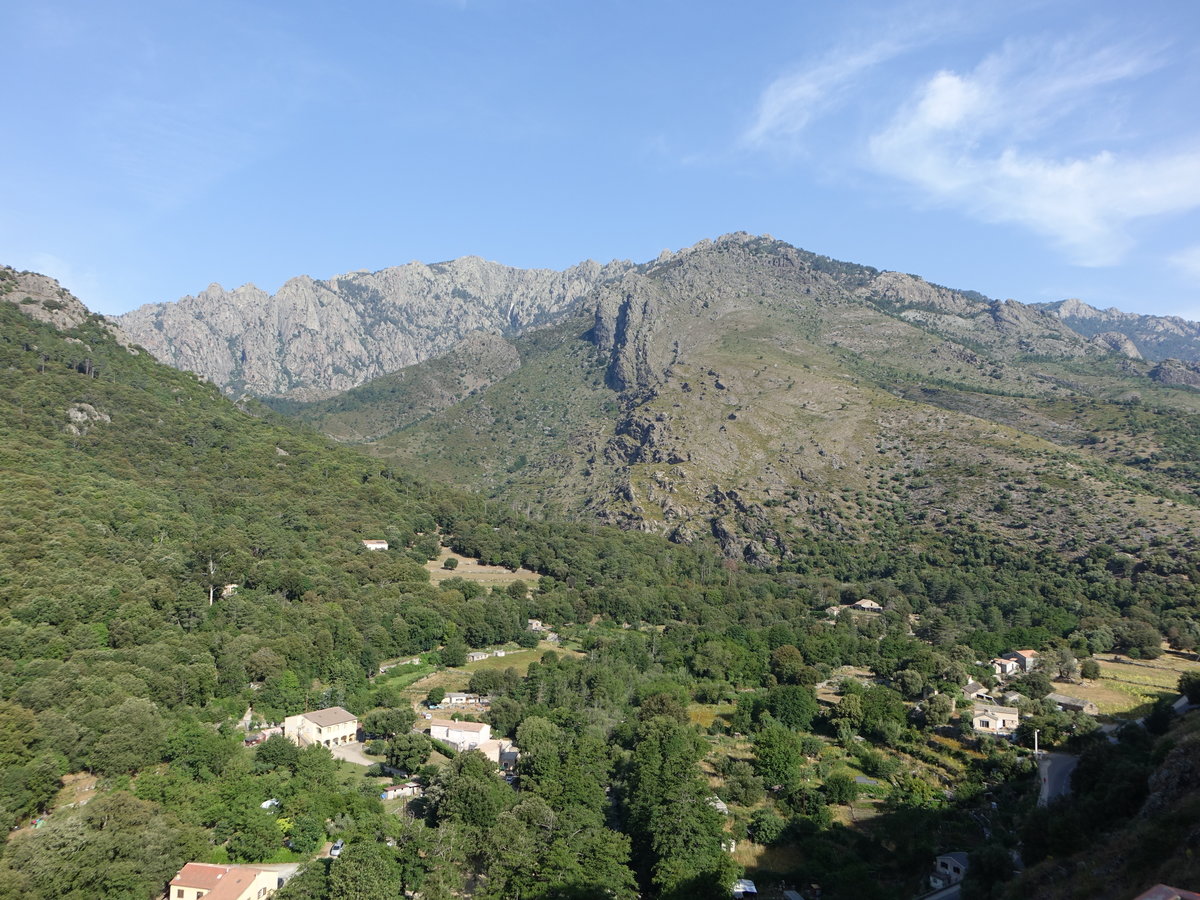 Korsika, Berg Monte Corbaia 1871 M. bei Corte (21.06.2019)