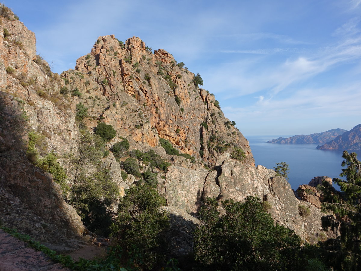 Korsika, Felsen bei Piana an der Westküste (20.06.2019)