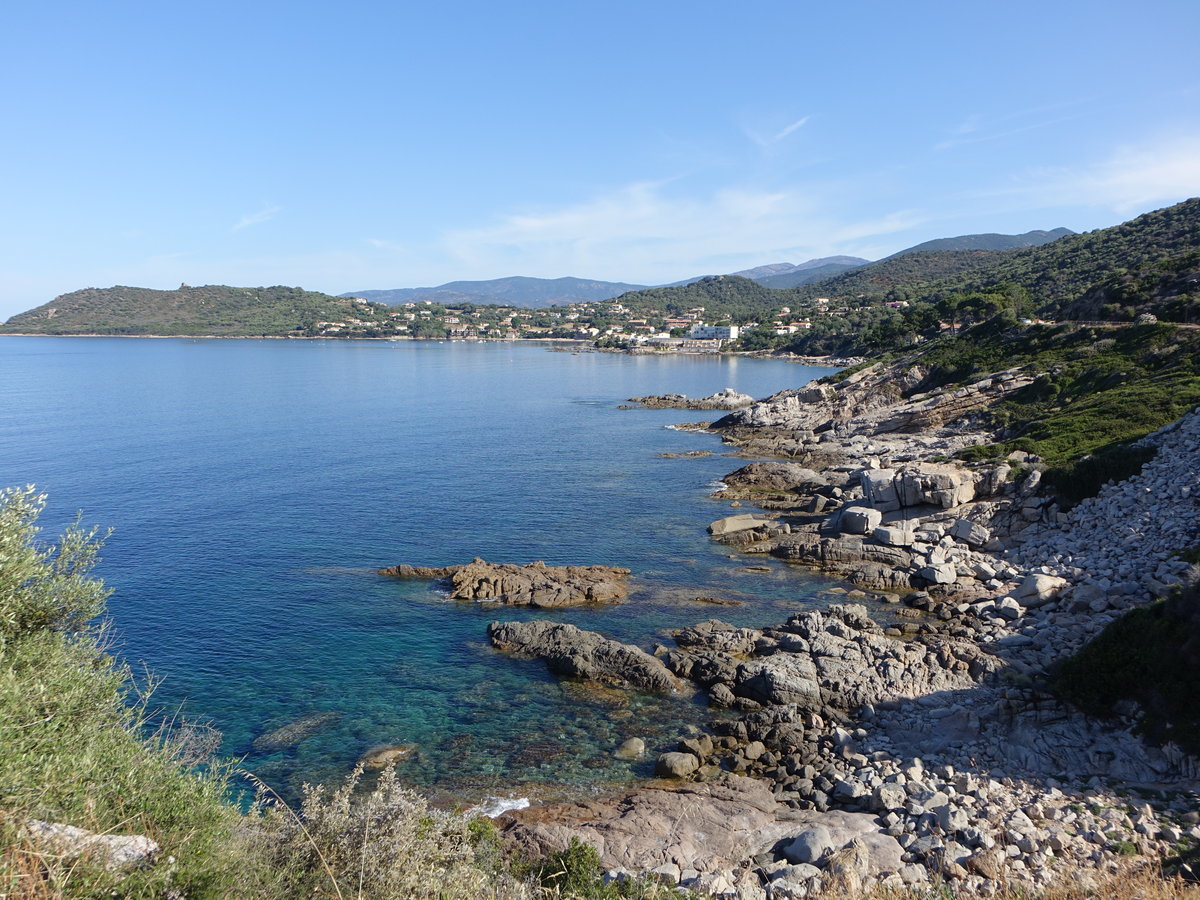 Korsika, Strand Plage du Liamone bei Tuccia (20.06.2019)