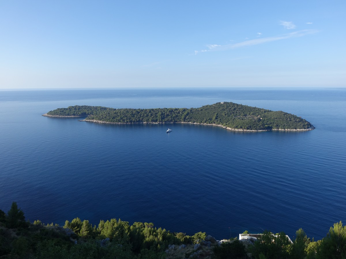 Kroatien, Insel Lokrum bei Dubrovnik (23.09.2015)