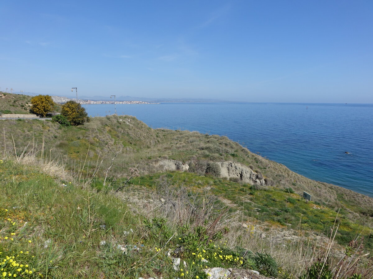 Küste beim Capo Colonna bei Crotone, Kalabrien (08.04.2024)