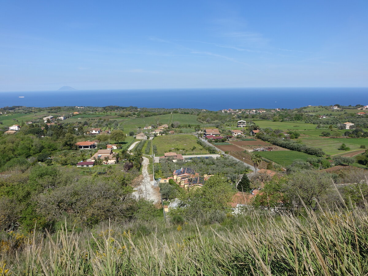 Küstenlandschaft bei Tropea, Kalabrien (09.04.2024)