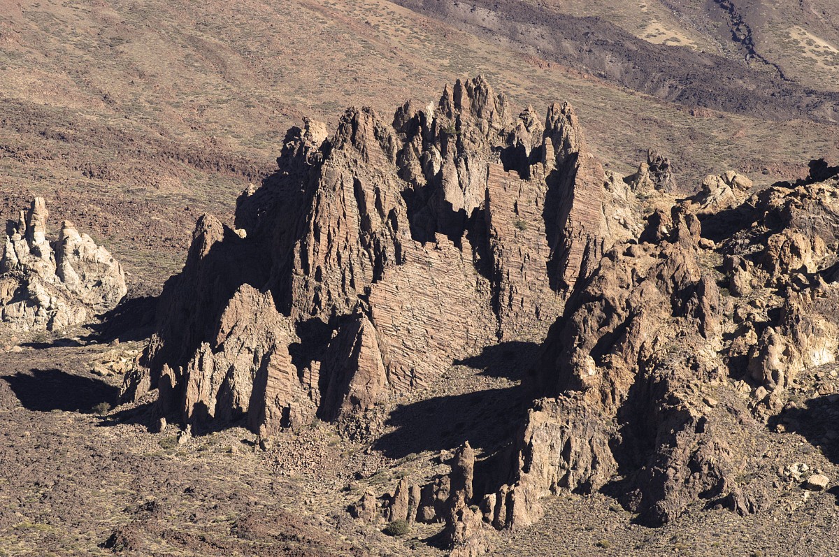 La Catedral (2144 Meter) - Teneriffa. Aufnahme: Oktober 2008.