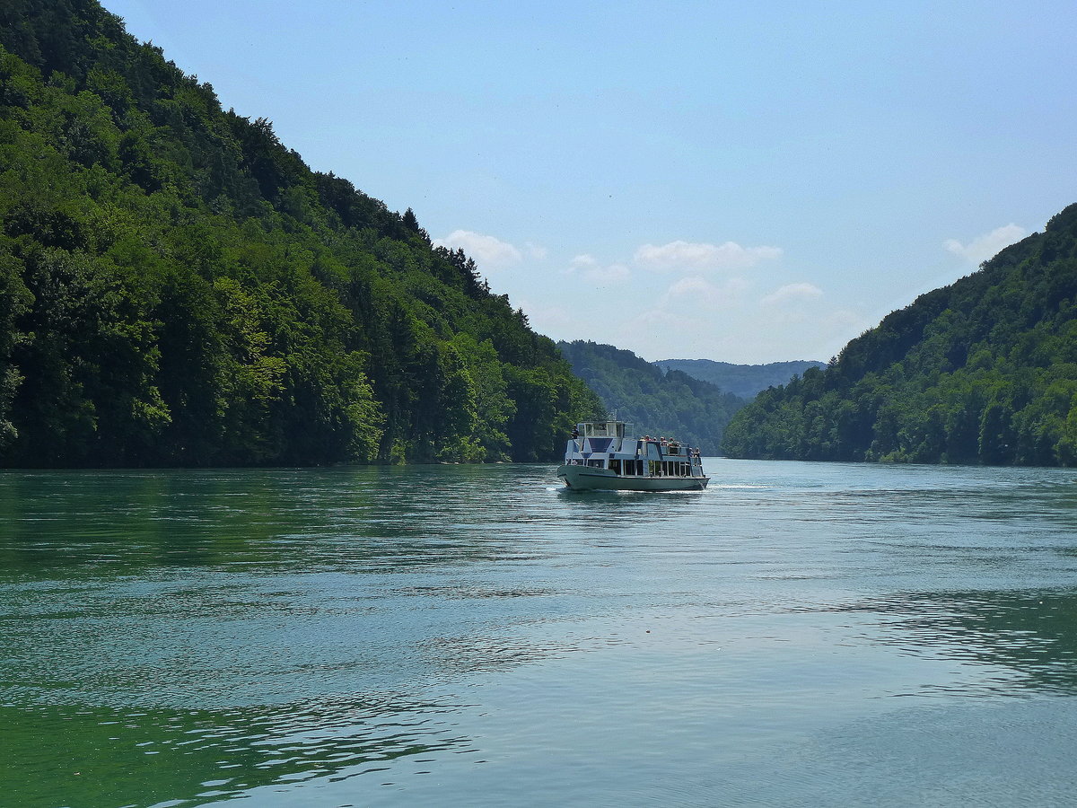 Landschaft am Hochrhein bei Rdlingen, Juli 2013