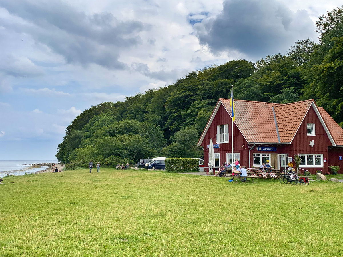 Landschaft an der Flensburger Außenförde bei Westerholz. Datum: 25. Juli 2020.