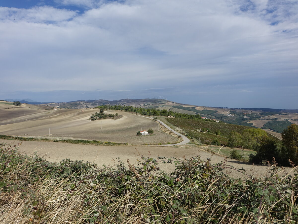 Landschaft bei Acerenza, Basilikata (30.09.2022)