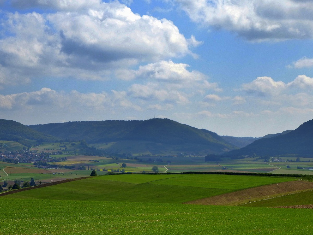 Landschaft im Klettgau an der Grenze zur Schweiz, Sept.2015