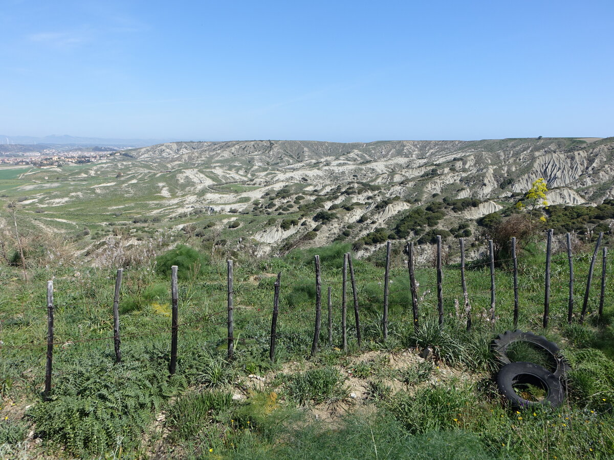 Landschaft zwischen Capo Colonna und Vermica, Kalabrien (08.04.2024)