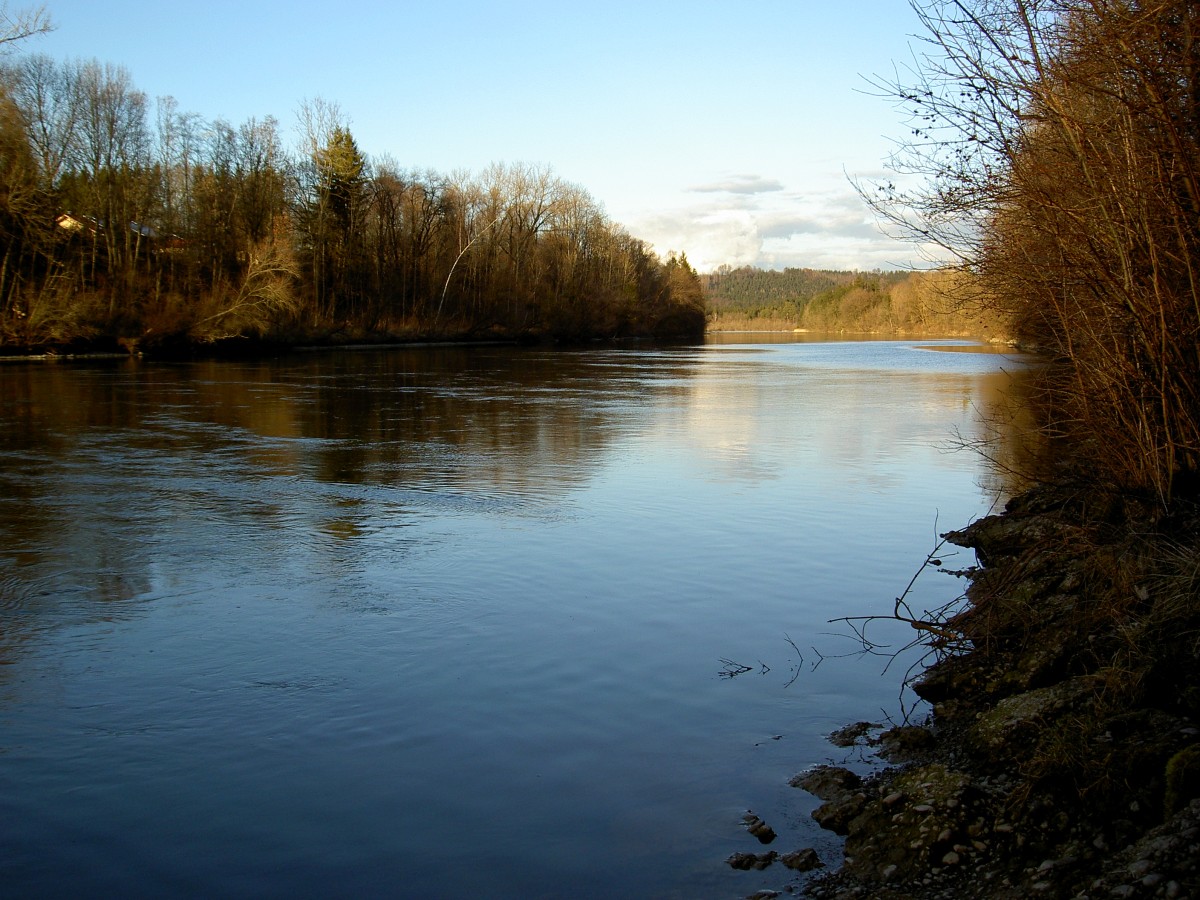 Lech bei Herzogssägmühle, Kreis Weilheim-Schongau (22.02.2014)