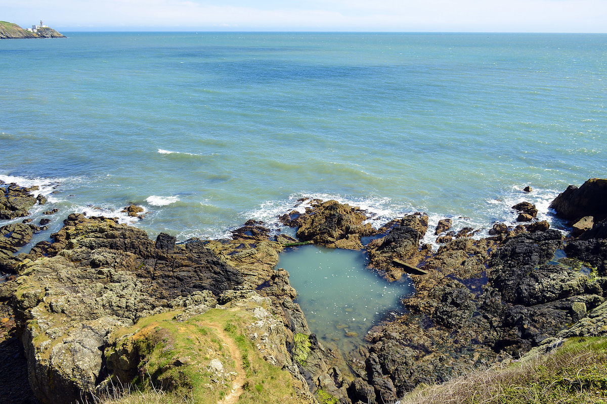 Lion's Head an der Südküste von Howth Head (östlich von Dublin).
Aufnahme: 12. Mai 2018.