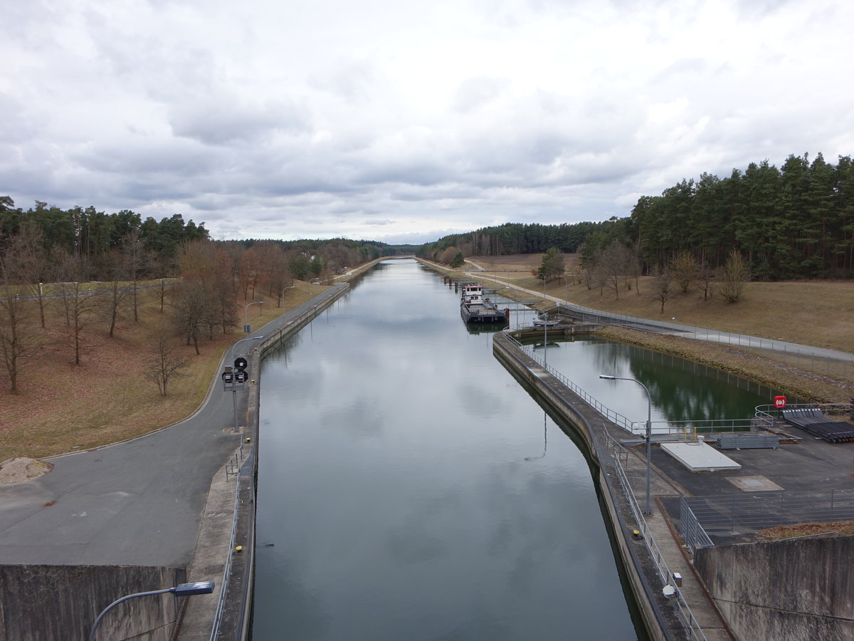 Main-Donau Kanal bei Eckersmühlen im Lkr. Roth (05.03.2017)