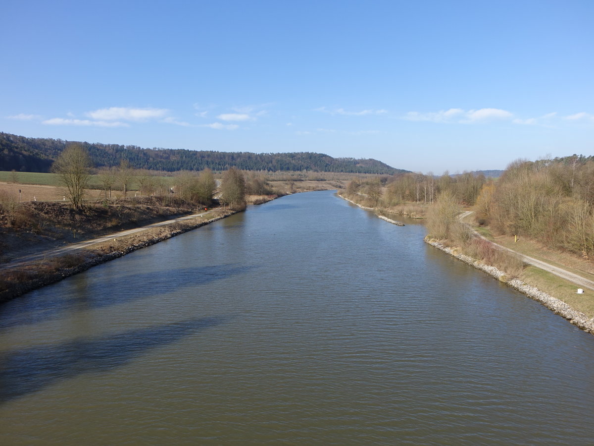 Main-Donau-Kanal bei Ottmaring, Lkr. Neumarkt (12.03.2017)