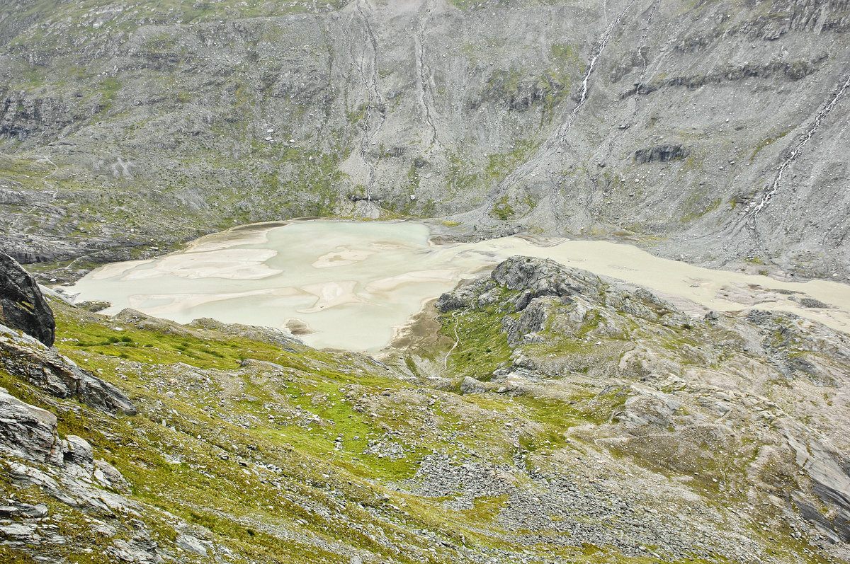 Margaritzenstausee im Nationalpark Hohe Tauern in Kärnten in Österreich. Aufnahme: 6. August 2016.