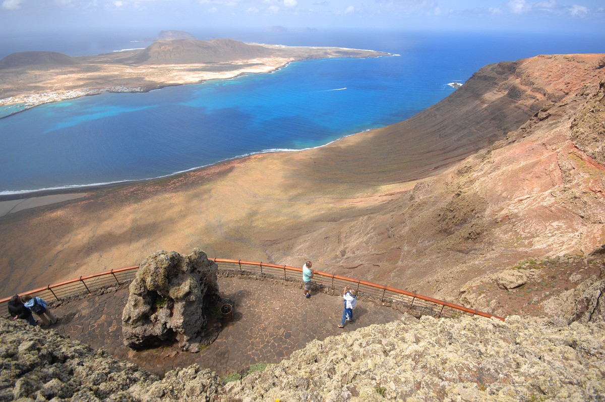 Mirador del Rio, Lanzarote. Aufnahme: April 2011.