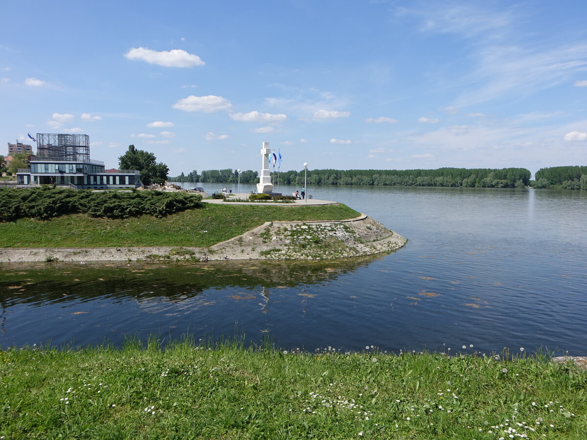 Mündung der Vuka in die Donau bei Vukovar (02.05.2017)