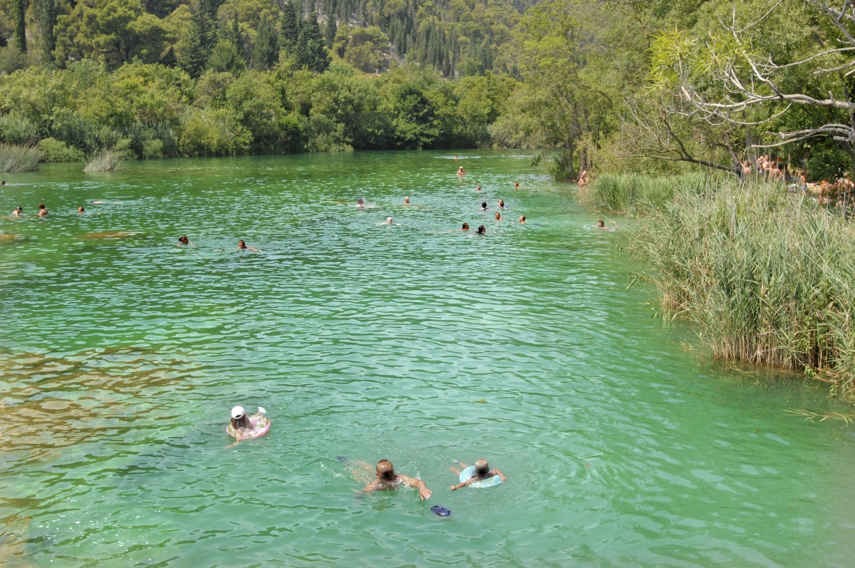 Nationalpark Krka in Kroatien. Aufnahme: Juli 2009.