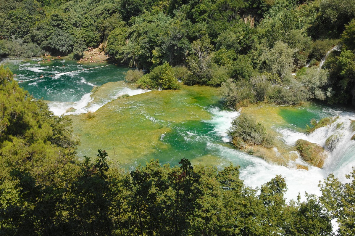 Nationalpark Krka in Kroatien. Aufnahme: Juli 2009.