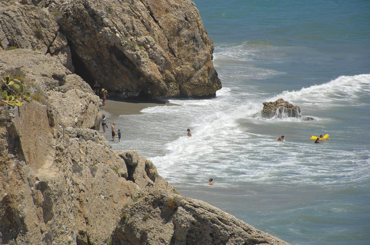 Nerja, Andalusien. Aufnahmedatum: 17. Juli 2014.