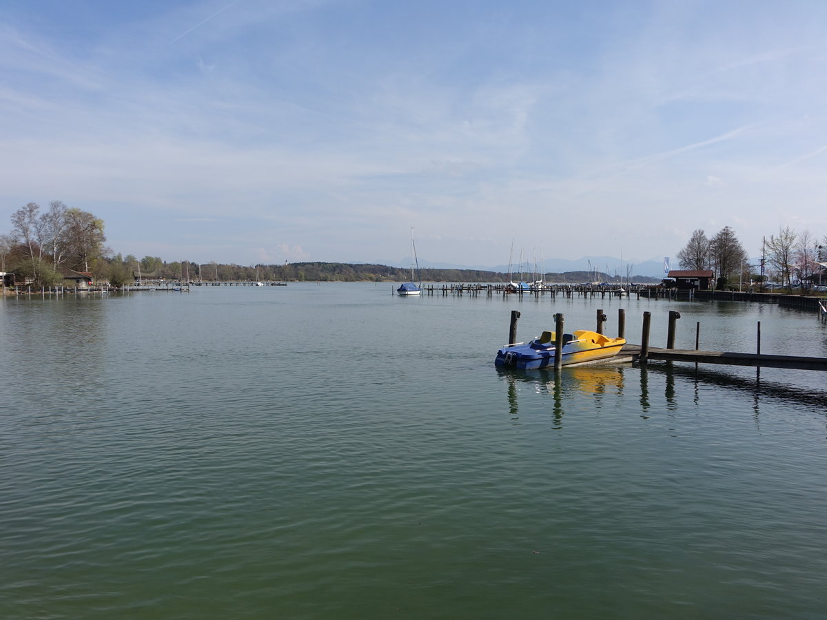 Nordufer des Chiemsees bei Seebruck (02.04.2017)