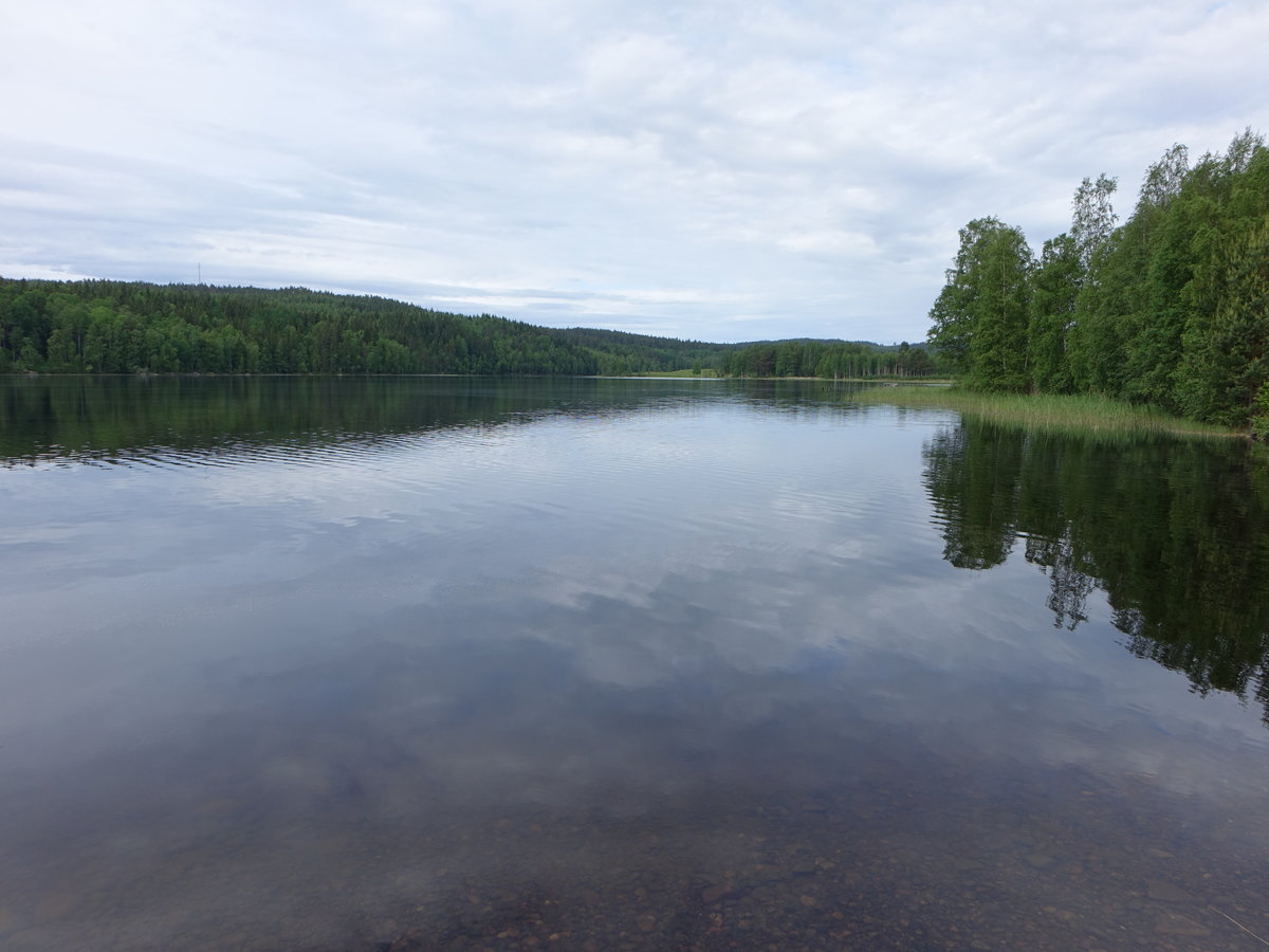 Norr Lingan See bei Linghed, Dalarnas län (16.06.2017)