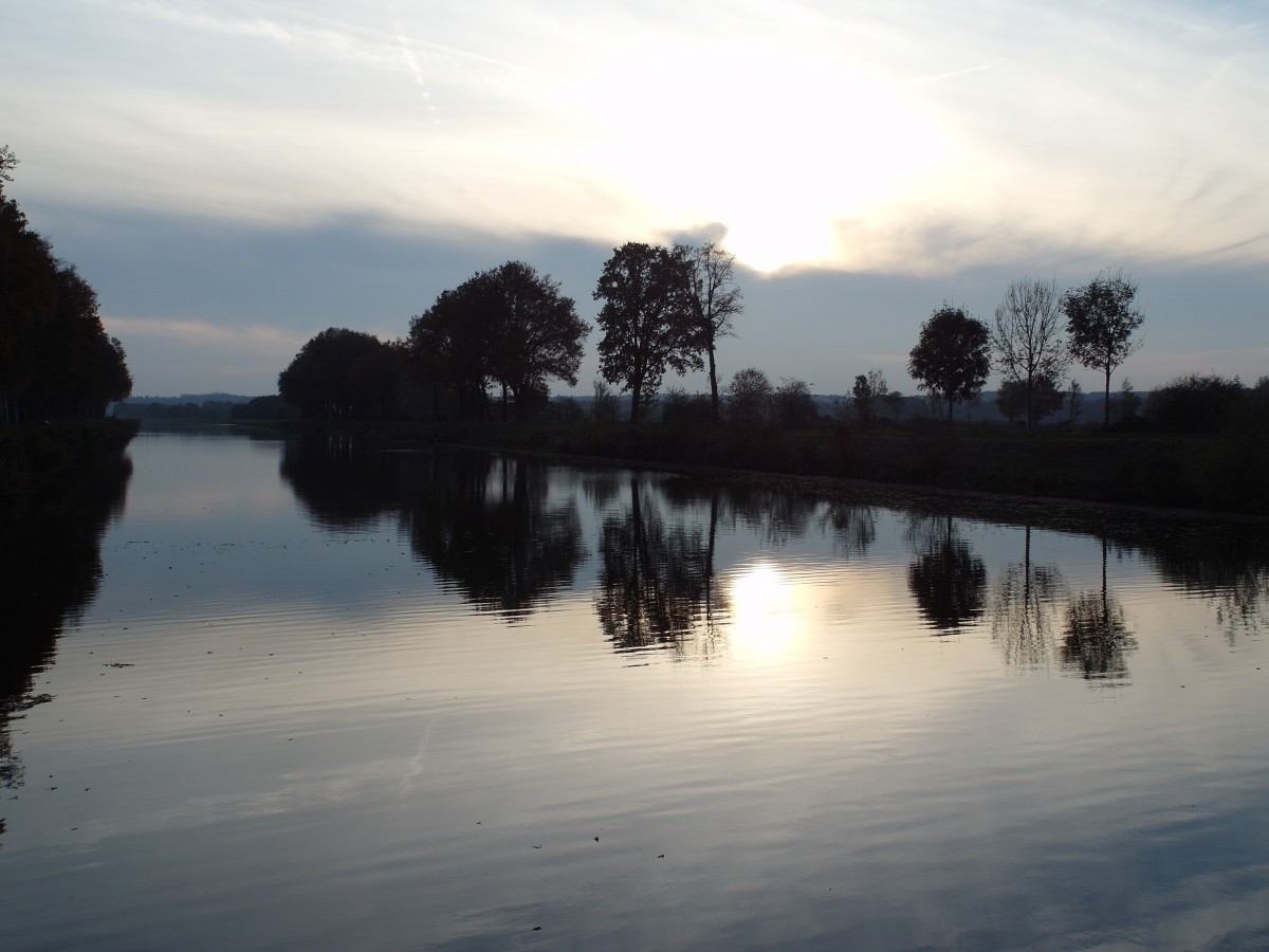 Novemberstimmung am Elbe-Lübeck-Kanal bei Basedow; 09.11.2014
