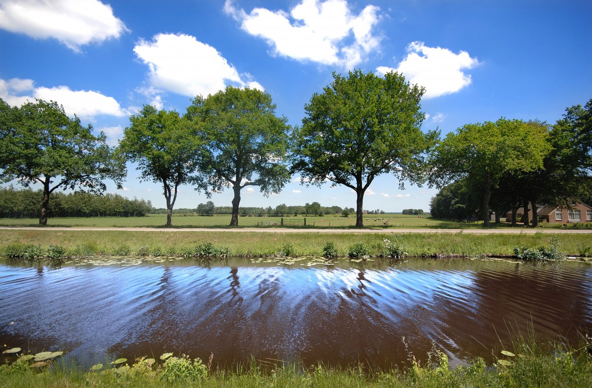 Oranjekanaal in Midden-Drenthe, Niederlande. Aufnahme: Mai 2011.