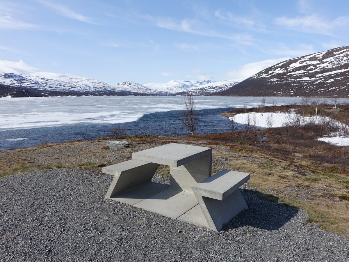 Ovre Sjodalvatnet See bei Beestrond, Innlandet (25.05.2023)