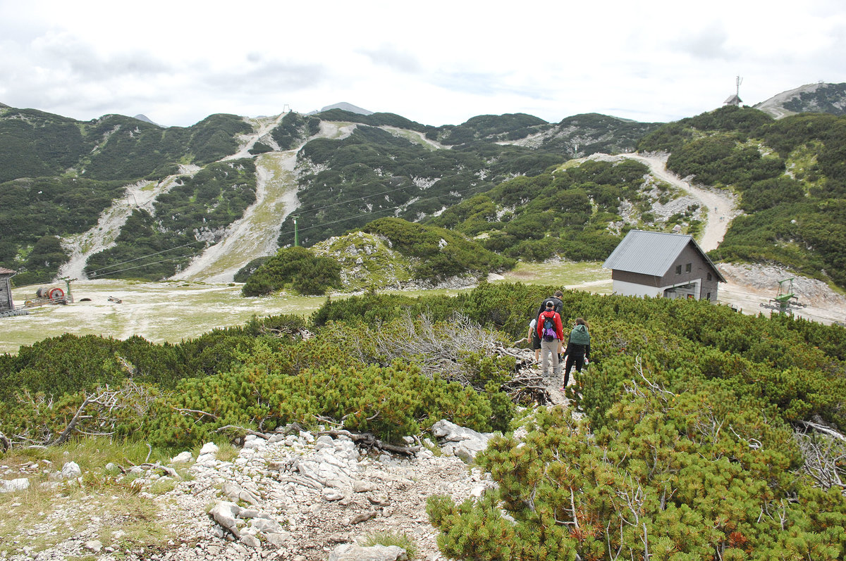 Planinska koča merjasec in Slowenien. Aufnahme: 2. August 2016.