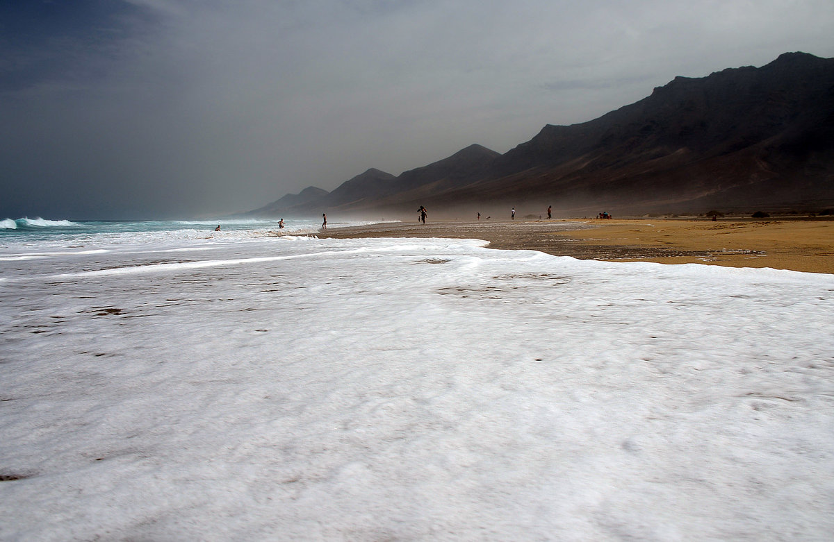 Playa Barlovento auf der Insel Fuerteventura in Spanien. Aufnahme: 17. oktober 2017.