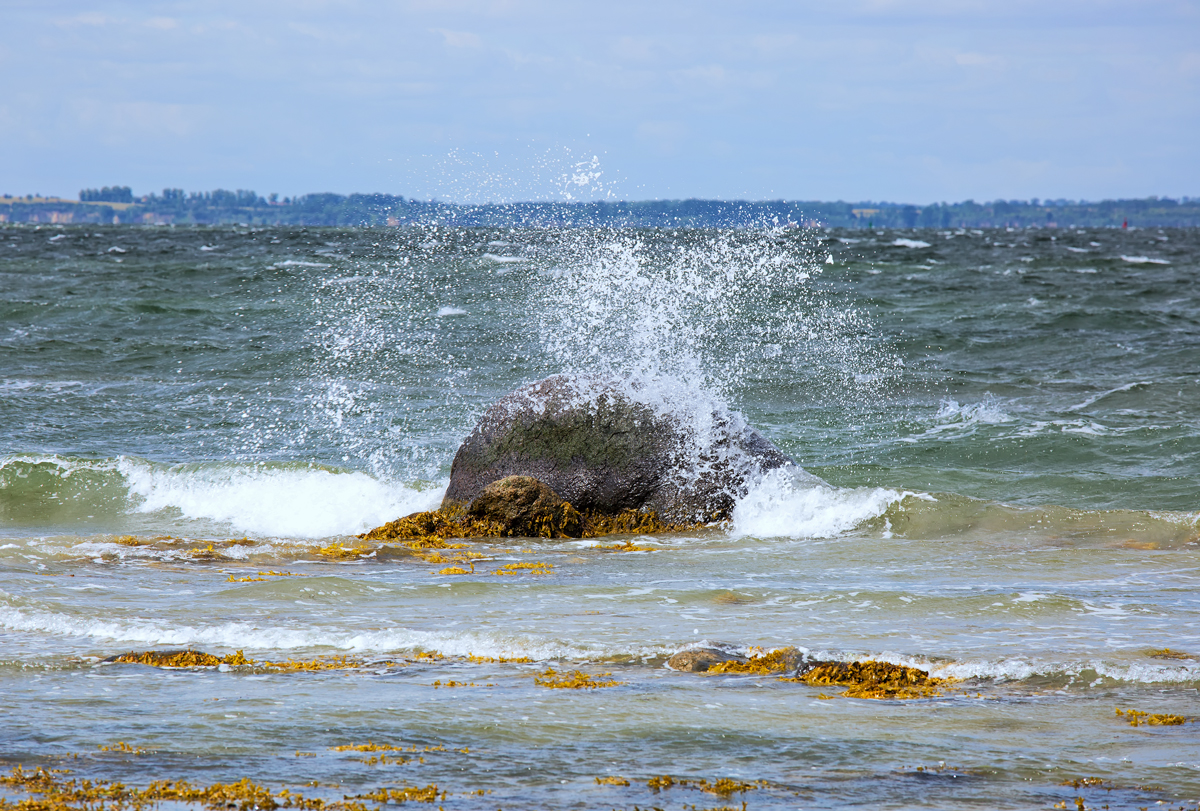 Raue See vor der Insel Poel. - 10.07.2015