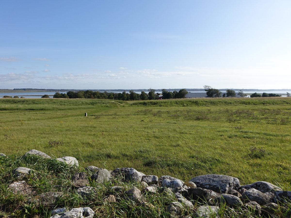 Reste eine alten Wikingerburg bei Aggersund im westlichen Himmerland (19.09.2020)