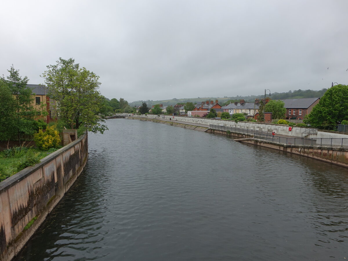 River Exe bei Tiverton, Grafschaft Devon (13.05.2024)