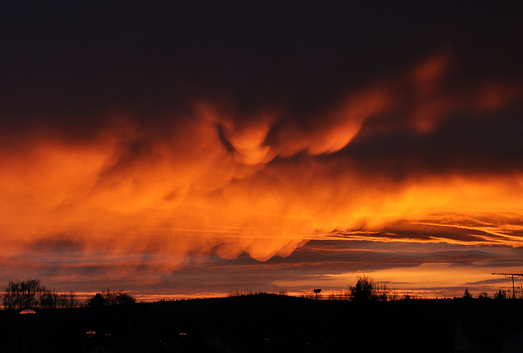  Rotes Inferno  bei Sonnenaufgang - 21.12.2013