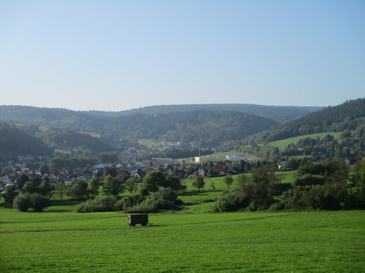 Rund um Floh Seligenthal kann man immer wieder auf den Ort blicken und verweilen.So auch am 30.Mai 2020.