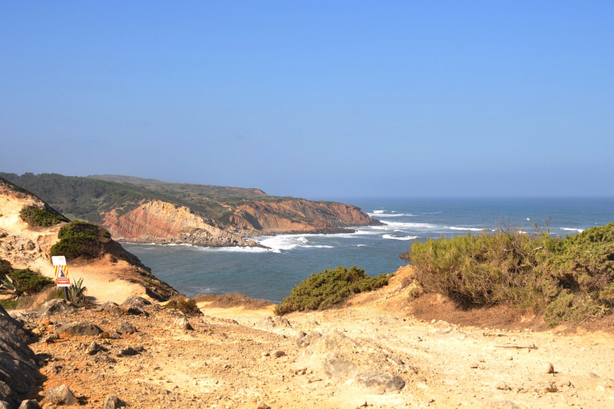 SÃO MARTINHO DO PORTO, 17.09.2013, an der Einmündung zur Bucht von São Martinho do Porto