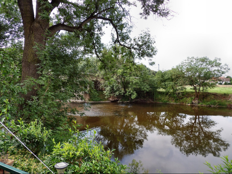 Saale bei Bad Kösen am 25.07.2015