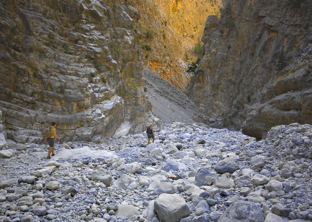 Samaria Schlucht - Kreta. Aufnahmedatum: 12. Oktober 2012.