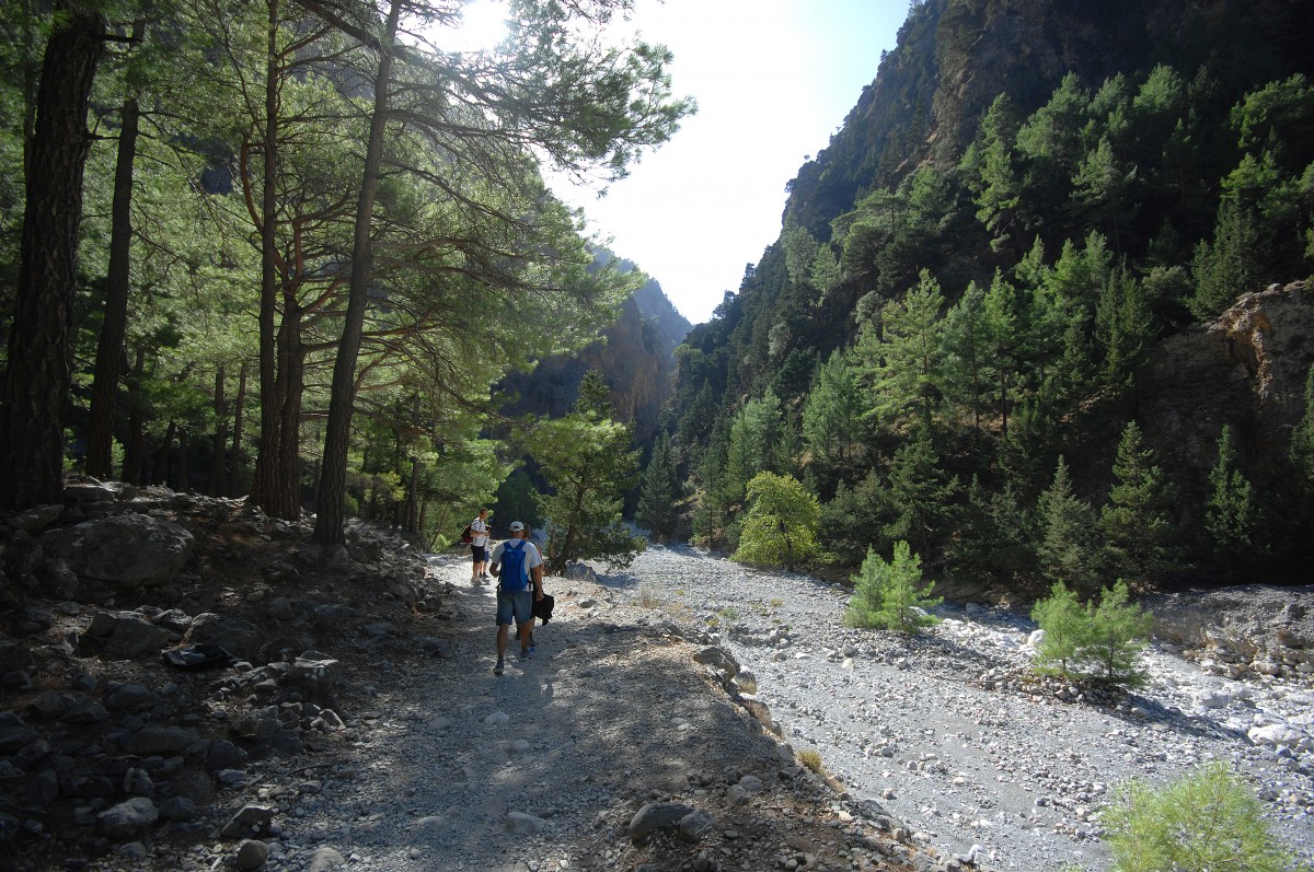 Samaria Schlucht - Kreta. Aufnahmedatum: 12. Oktober 2012