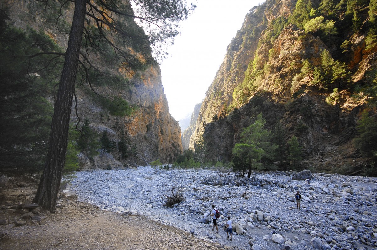 Samaria Schlucht - Kreta. Aufnahmedatum: 12. Oktober 2012