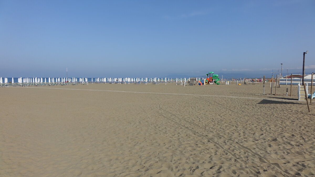 Sandstrand bei Marina di Grosseto (23.05.2022)