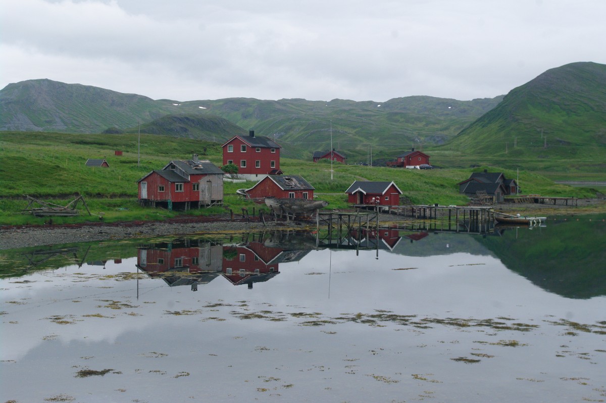 Sarnes am Sarnesfjord, Finnmark (04.07.2013)